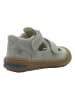 lamino Leren enkelsandalen grijs