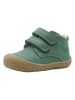 lamino Leren sneakers groen