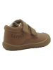 lamino Leren sneakers lichtbruin