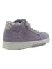 lamino Leren sneakers paars