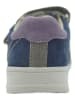 lamino Leder-Sneakers in Blau/ Grau