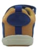 lamino Leder-Barfußschuhe in Dunkelblau/ Gelb