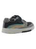 lamino Leder-Sneakers in Dunkelblau/ Hellblau