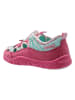 lamino Barfuß-Halbsandalen in Pink/ Türkis