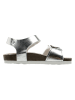 lamino Sandalen zilverkleurig