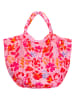 Overbeck and Friends Shopper bag "Viola" w kolorze jasnoróżowo-czerwonym - 63 x 45 x 29 cm