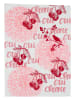 Overbeck and Friends Geschirrtuch ''Oui Cherie'' in Rosa/ Rot - (L)70 x (B)50 cm