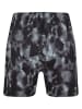 Reebok Badeshorts "Milan" in Schwarz/ Grau