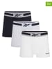 Reebok 3er-Set: Boxershorts "Hinlo" in Weiß/ Blau/ Grau