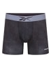Reebok 3er-Set: Boxershorts "Jennison" in Grau/ Schwarz