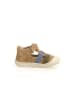 Naturino Leder-Halbsandalen "Bede" in Hellbraun/ Hellblau