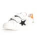 Naturino Leren sneakers "Pinn" wit/meerkleurig