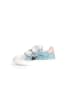 Naturino Leren sneakers "Pinn" wit/lichtblauw/lichtroze
