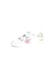 Naturino Leder-Sneakers "Pinn" in Weiß/ Rosa/ Gold