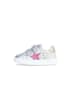 Naturino Leder-Sneakers "Pinn" in Silber/ Gold