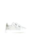 Naturino Leder-Sneakers "Pinn" in Silber/ Gold