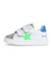 Naturino Leren sneakers "Pinn" wit/meerkleurig