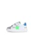 Naturino Skórzane sneakersy "Pinn" w kolorze białym ze wzorem