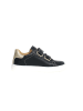 Naturino Leren sneakers "Hasselt 2" zwart/goudkleurig