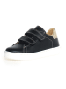 Naturino Leder-Sneakers "Hasselt 2" in Schwarz/ Gold