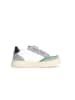 Naturino Leder-Sneakers "Ariton" in Weiß/ Grau