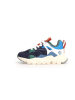 Naturino Leder-Sneakers "Saburo Junior" in Dunkelblau/ Bunt