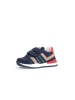 Naturino Leder-Sneakers "Evon 2" in Dunkelblau/ Rot