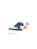 Naturino Leder-Sneakers "Hess 2" in Weiß/ Dunkelblau/ Orange