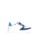 Naturino Leder-Sneakers "Hess 2" in Weiß/ Dunkelblau/ Orange