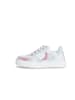 Naturino Leder-Sneakers "Hess 2" in Weiß/ Rosa/ Grün