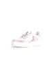 Naturino Leder-Sneakers "Hess 2" in Weiß/ Rosa/ Grün