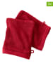 Soft by Perle de Coton 2-delige set: washandjes "Epo" rood