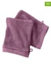 Soft by Perle de Coton 2-delige set: washandjes "Epo" paars