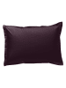 Soft by Perle de Coton Kussensloop "Per" auberginekleurig