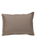 Soft by Perle de Coton Kussensloop "Per" taupe