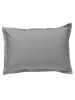 Soft by Perle de Coton Perkal kussensloop grijs