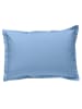 Soft by Perle de Coton Perkal kussensloop lichtblauw