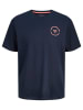 Jack & Jones 3er-Set: Shirt in Weiß/ Dunkelblau/ Schwarz