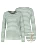 Sublevel Longsleeve in Mint/ Weiß