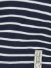 Sublevel Longsleeve in Dunkelblau/ Weiß