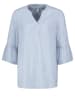 Sublevel Bluse in Hellblau/ Weiß