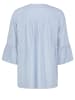 Sublevel Bluse in Hellblau/ Weiß