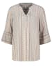 Sublevel Bluse in Grau/ Creme