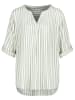 Fresh Made Blouse lichtgroen/wit