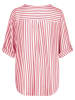 Fresh Made Bluse in Pink/ Weiß