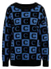Aniston Sweter w kolorze czarno-niebieskim