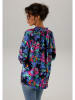 Aniston Bluse in Blau/ Pink