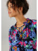 Aniston Bluse in Blau/ Pink