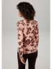 Aniston Longsleeve lichtroze/bruin