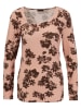 Aniston Longsleeve lichtroze/bruin